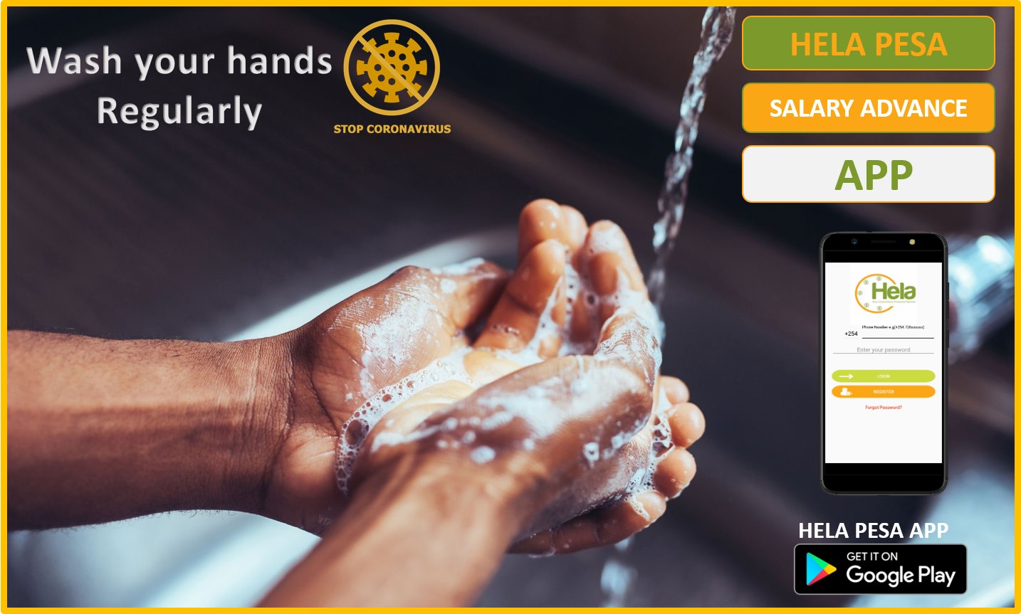 Wash your hands regularly, Stay safe